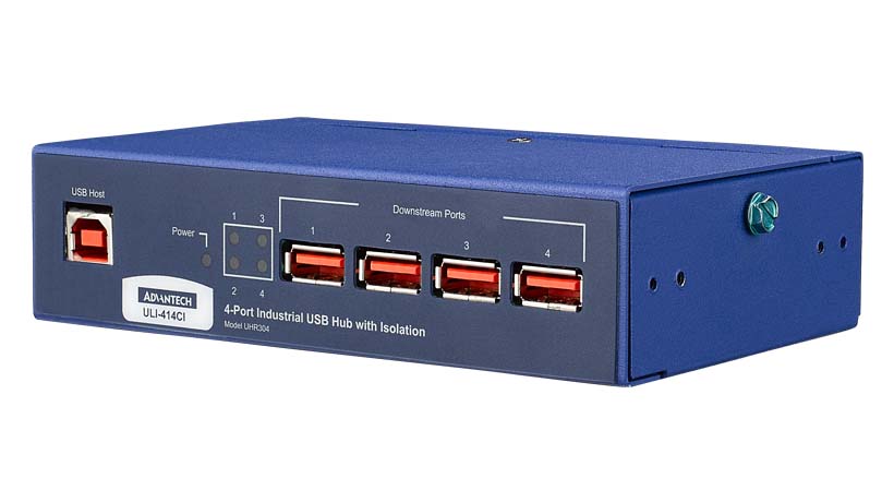 USB 2.0 Hub, 4 port, Ind. Isolated